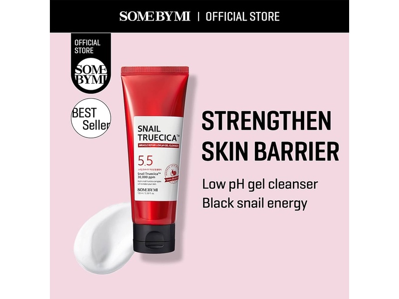 Some by mi snail truecica miracle repair low ph 5.5 gel cleanser 100 ml