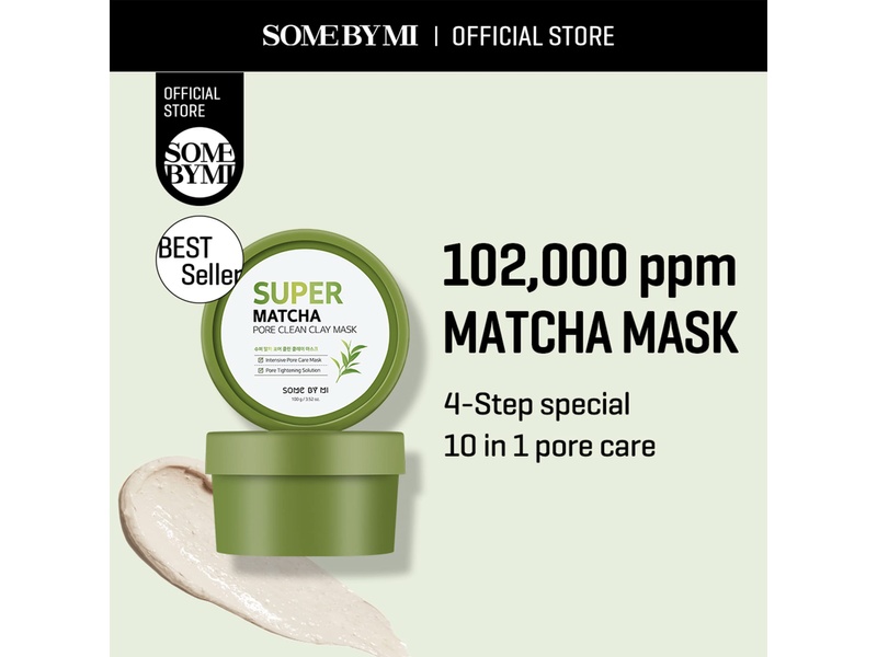 Some by mi super matcha pore clean clay face mask 100 gm