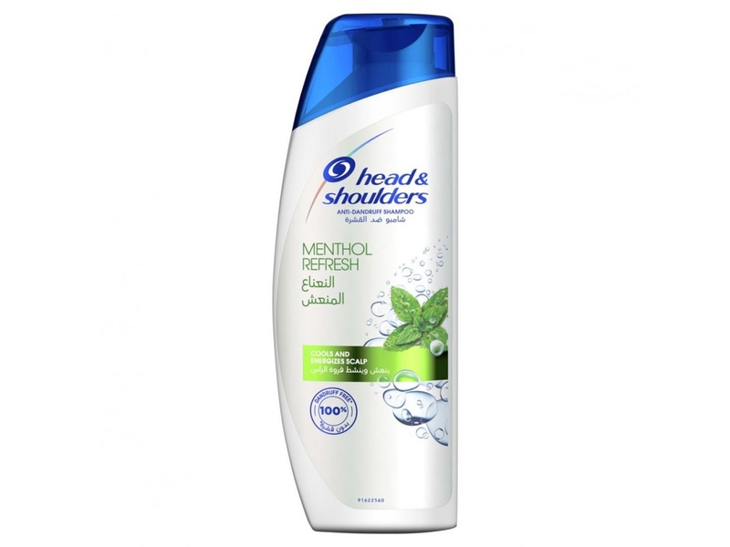 Head & shoulders shampoo menthol refresh 190ml