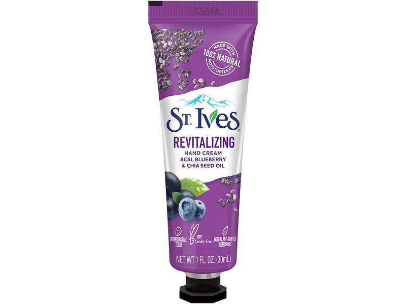 St. ives hand cream blueberry & chia seed oil 30 ml revitalizing