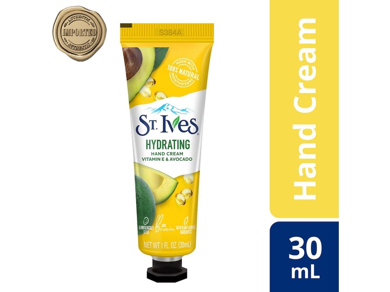 St. ives hand cream vitamin e & avocado 30 ml hydrating