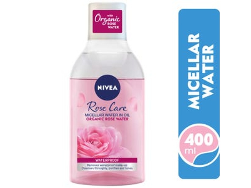 Nivea micellar rose water makeup remover 400ml