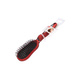 Titania titania 9 rows hair brush oval red