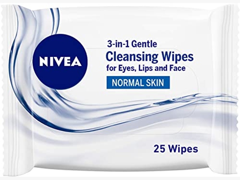 Nivea 3in1 refreshing cleansing wipes for normal skin 25p