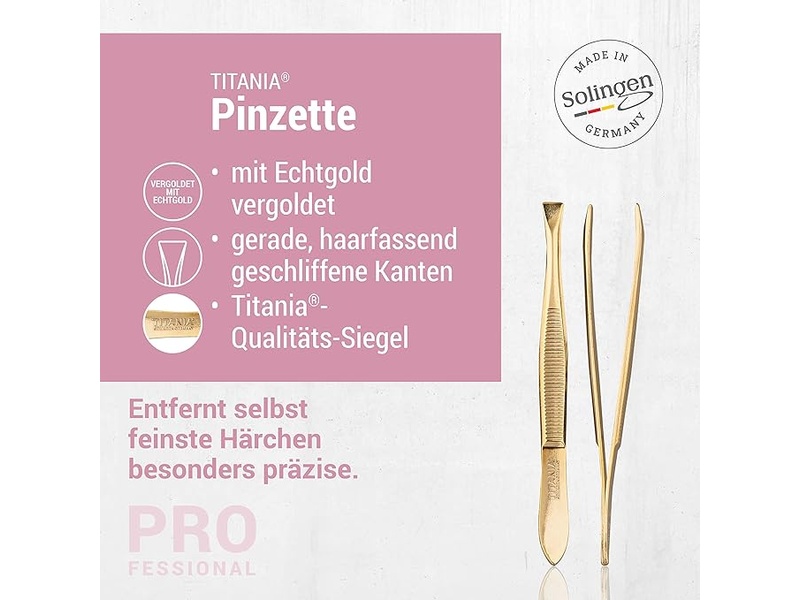 Titania tweezer gold 1060gga