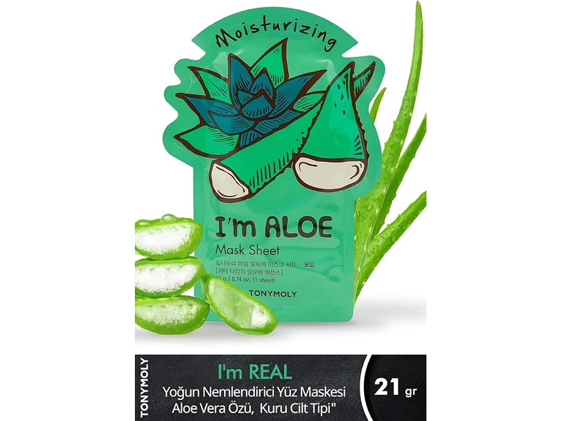 TONYMOLY ALOE MASK SHEET MOISTURIZING 21 ML