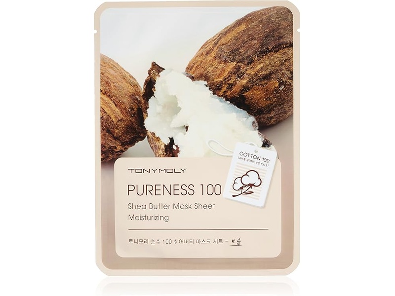 TONYMOLY PURENESS 100 SHEA BUTTER MASK SHEET MOISTURIZING 21 ML