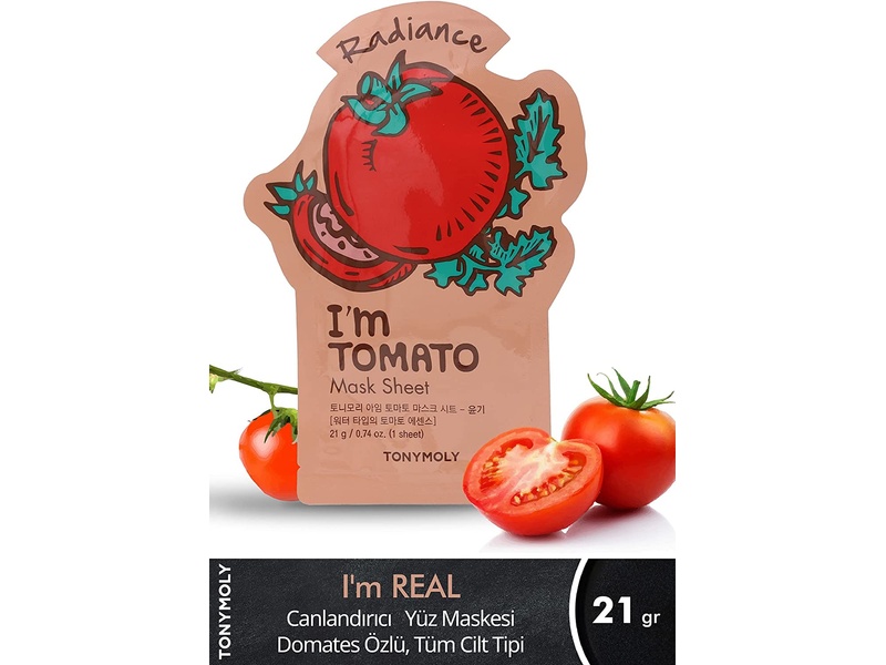 TONYMOLY TOMATO MASK SHEET RADIANCE 21 ML