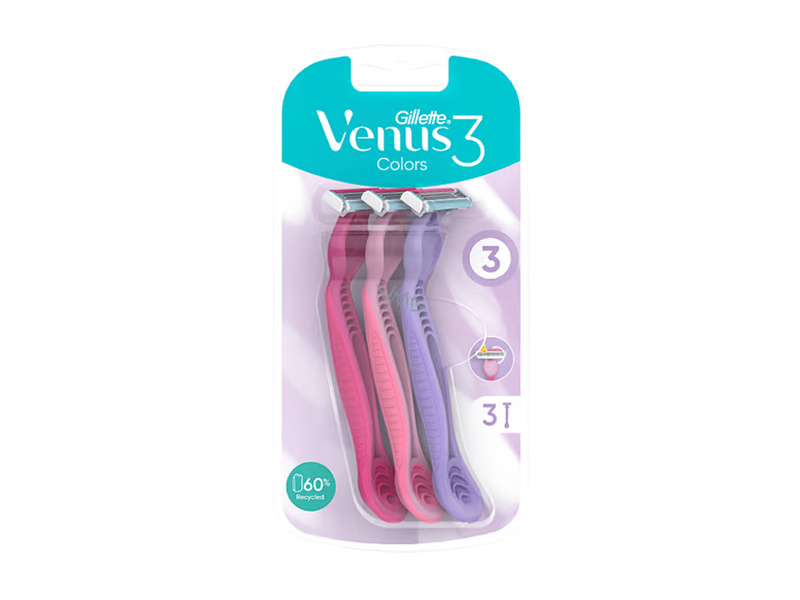 Gillette simply venus 3plus 3pcs razor