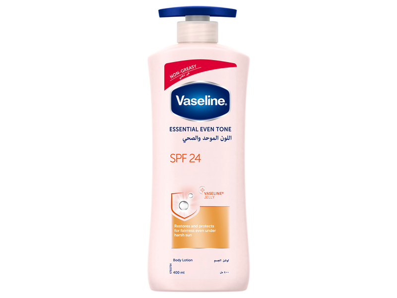 Vaseline body lotion essential even tone spf 24 400 ml