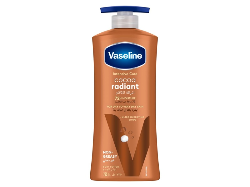 Vaseline body lotion  cocoa radiant (new) 725 ml