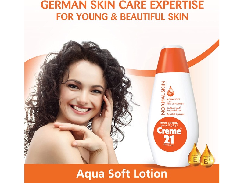 Creme 21 aqua soft body lotion  normal skin 400 ml