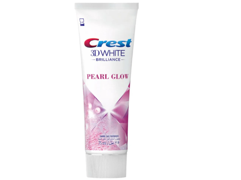 Crest toothpastes 3d white brilliance  pearl glow 75 ml 