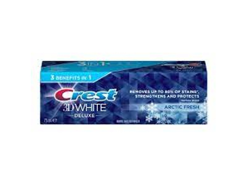 CREST TOOTHPASTES 3D WHITE DELUXE 75 ML ARTIC FRESH