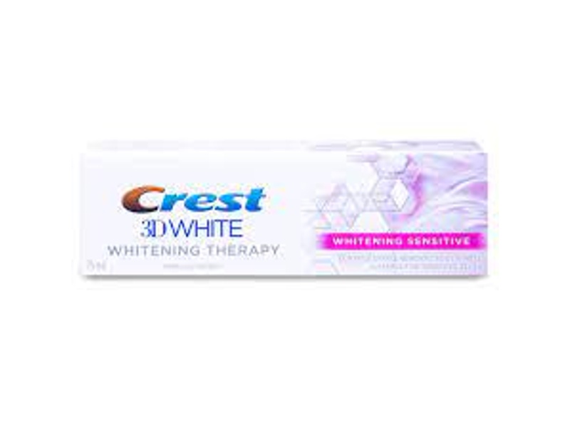 CREST TOOTHPASTES 3D WHITE WHITENING SENSITIVE 75ML