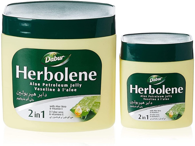 DABUR HERBOLENE PETROLEUM JELLY ALOE VERA 425ML+115ML FREE