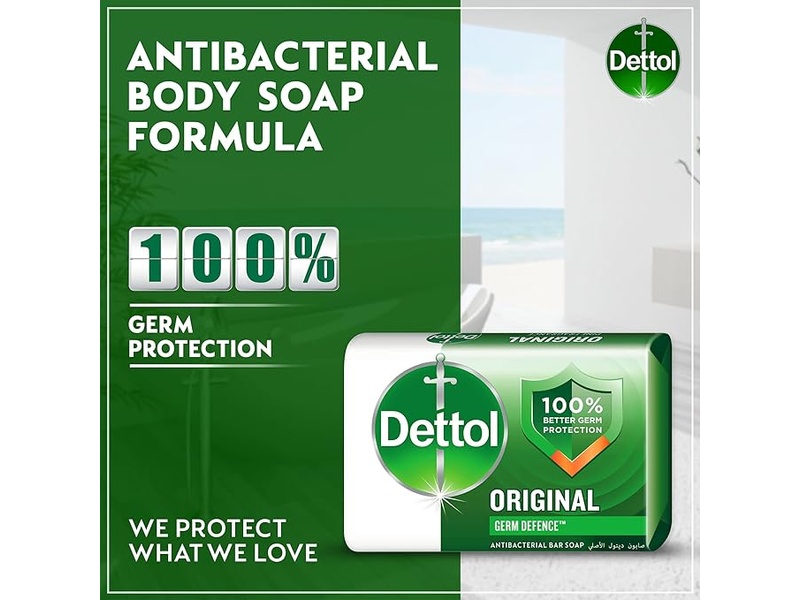 Dettol soap bar original 165 gm x 6