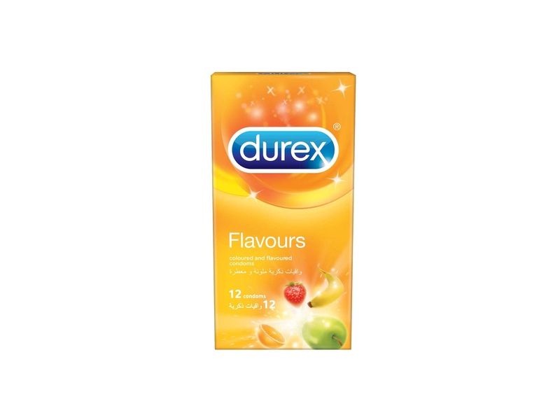 Durex condoms 12 pack select flavours