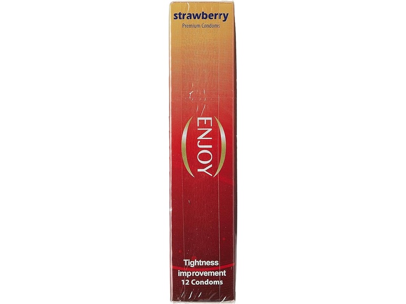 Enjoy condoms 12 pack strawberry