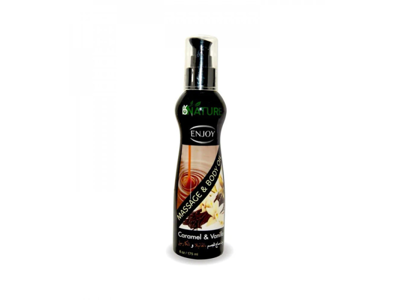 Enjoy massage oil caramel& vanilla 175 ml