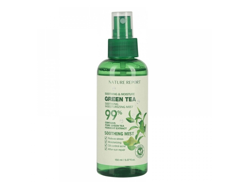 Nature report body gel spray 99% green tea 150 ml