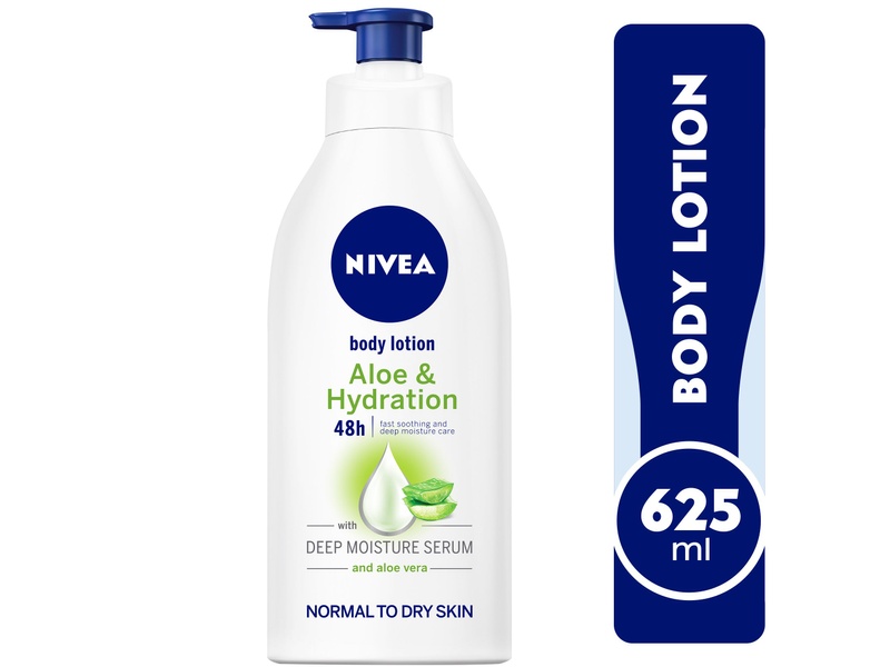 NIVEA BODY LOTION 625 ML ALOE VERA