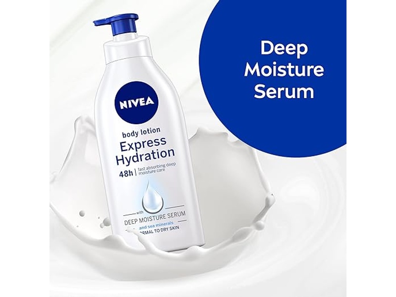 Nivea body lotion 625 ml express hydration