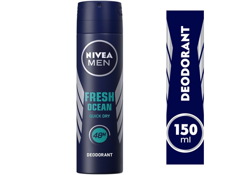 Nivea deodorant spray 150 ml fresh ocean for men
