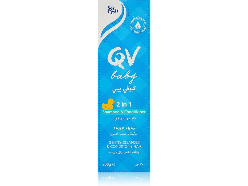 Qv baby 2 in 1 shampoo & conditioner 200gm