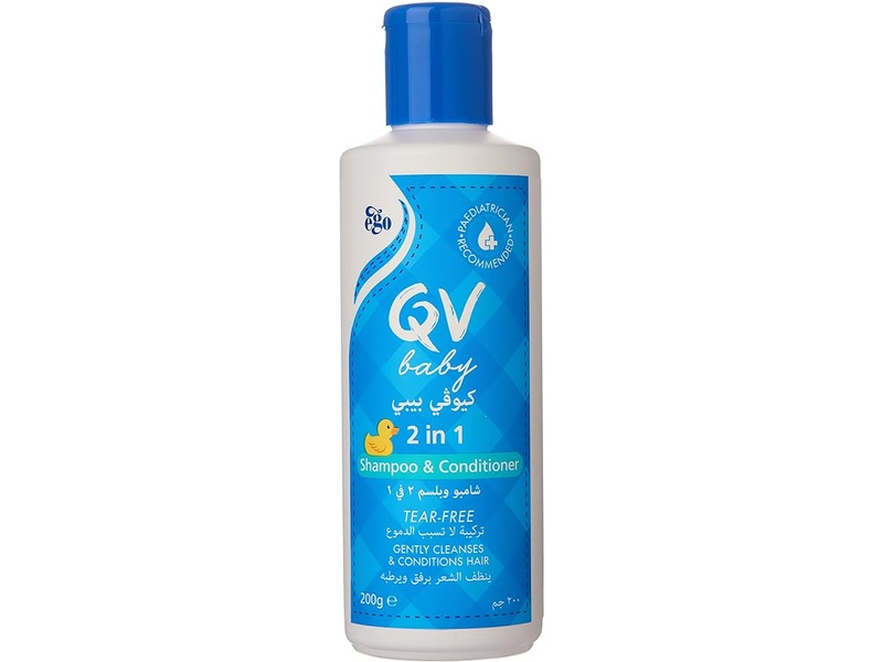 Qv baby 2 in 1 shampoo & conditioner 200gm