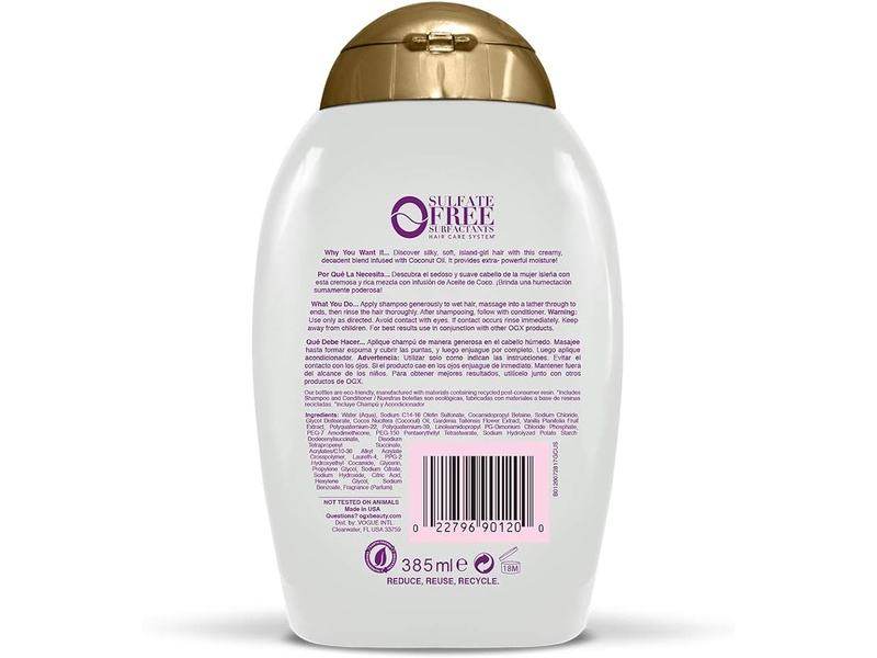 OGX SHAMPOO 385ML DAMAGE REMEDY+COCONUT MIRACLE OIL