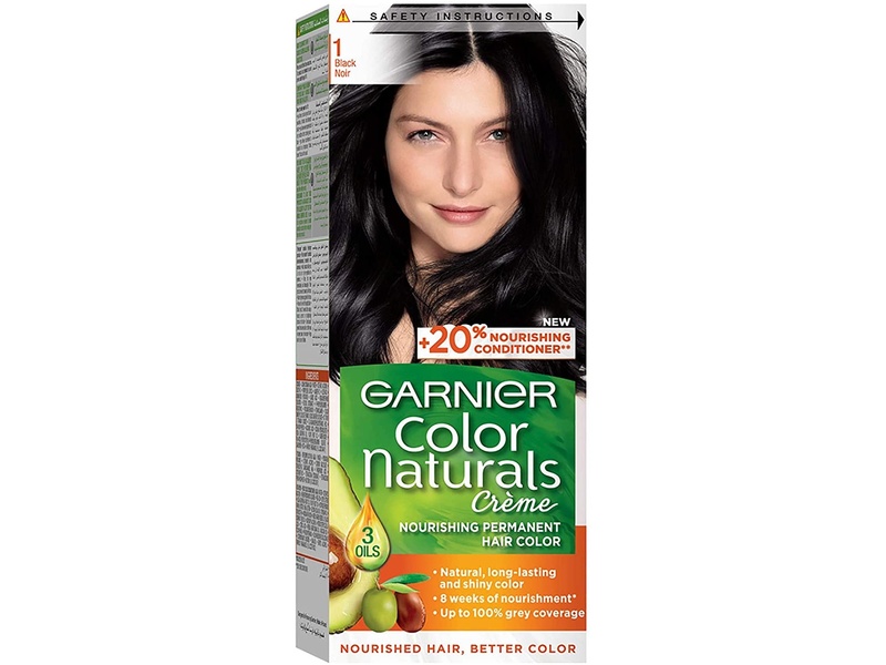 Garnier nature hair color no1 black