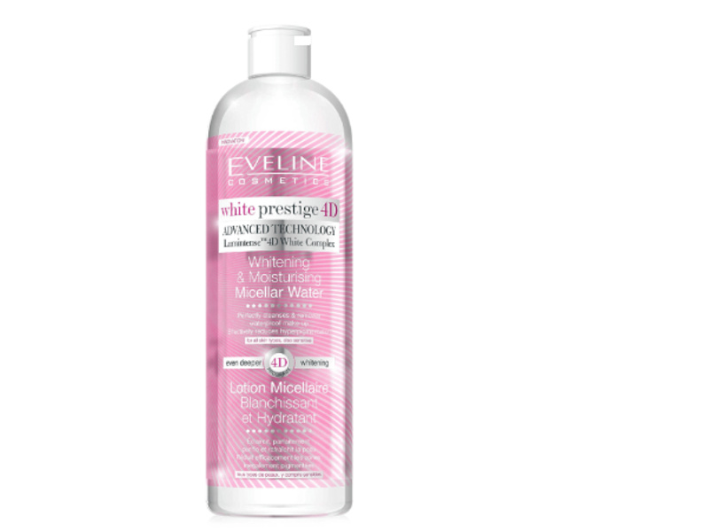 Eveline white prestige 4 d micellar water 500 ml all skin types 500 ml