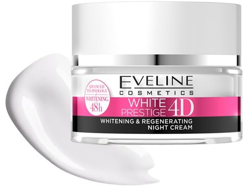 EVELINE WHITE PRESTIGE 4 D WHITENING & REGENERATING NIGHT CREAM 50 ML