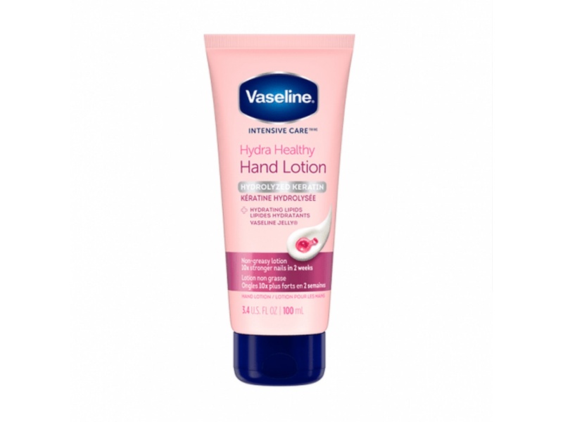 VASELINE HEALTHY HANDS & STRONGER NAILS LOTION TUBE 100ML