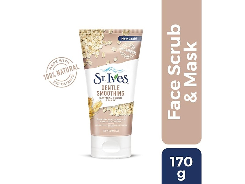 St. ives gentle smoothing oatmeal scrub & mask - 170g