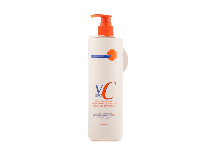 Saada beauty vitamin c whitening moisturizing after bathing lotion - 480ml