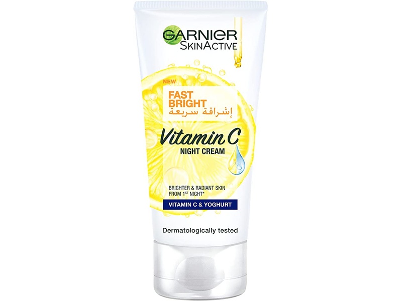 Garnier cream fast fairness vitamin c 50 ml night