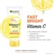 Garnier face wash light & radiant 100 ml