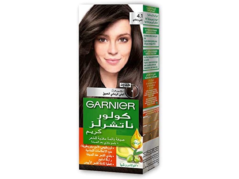 Garnier hair color nature 4.1 brown gray