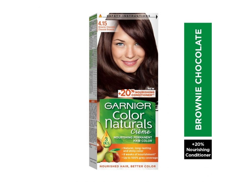 Garnier hair color nature 4.15 chocolate brown