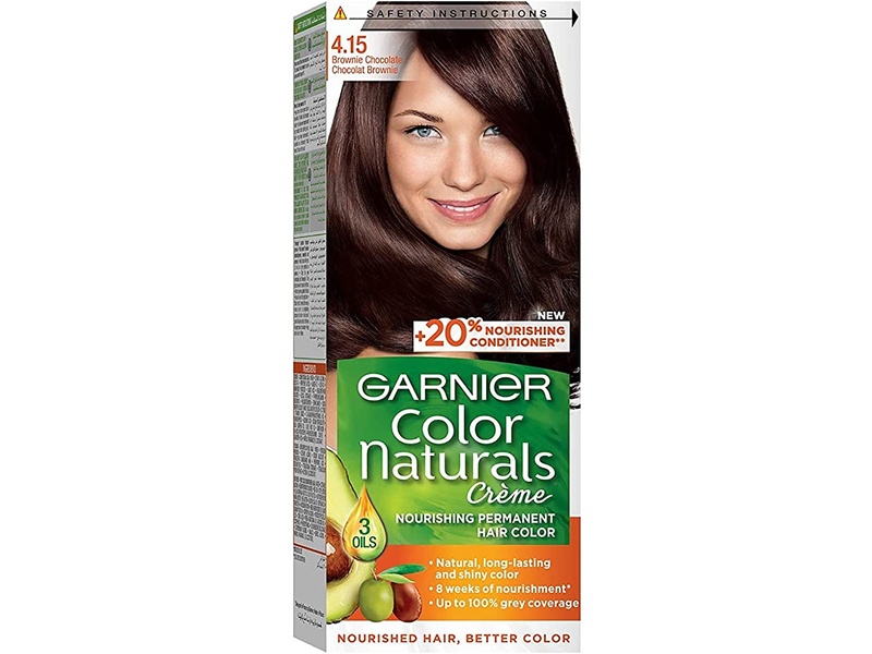 Garnier hair color nature 4.15 chocolate brown