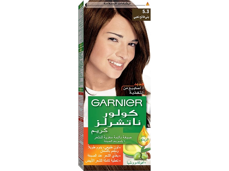 Garnier hair color nature 5.3 light golden brown