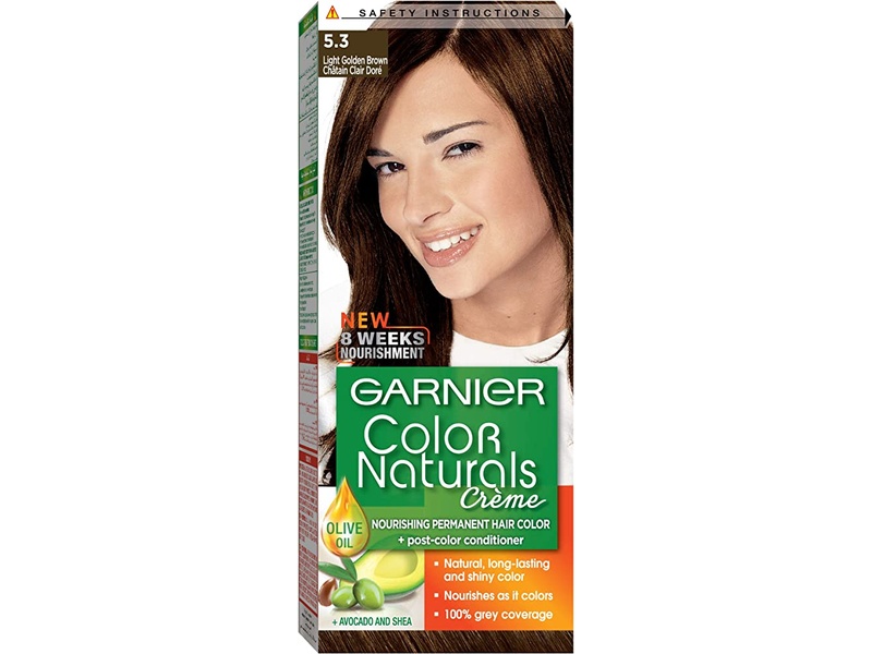Garnier hair color nature 5.3 light golden brown
