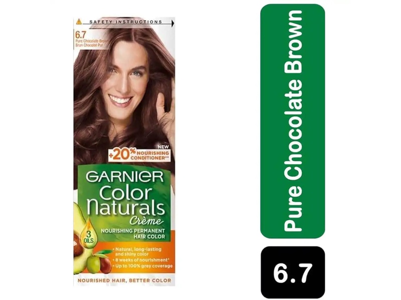 Garnier hair color nature 6.7 vhocolate brown