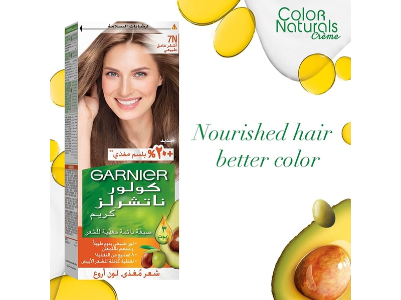 Garnier hair color nature 7.132 nude dark blond