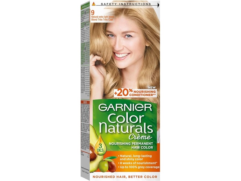Garnier hair color nature 9 extra light blonde