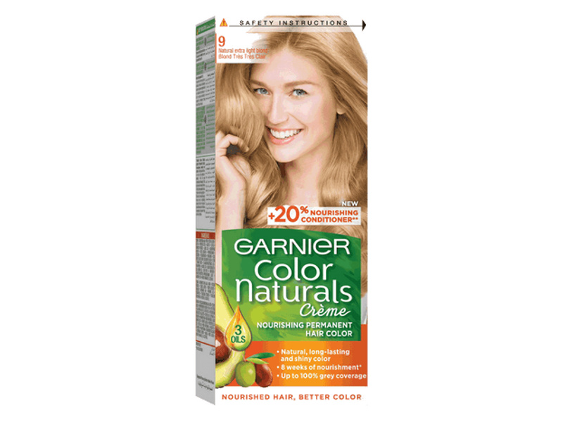 Garnier hair color nature 9 extra light blonde