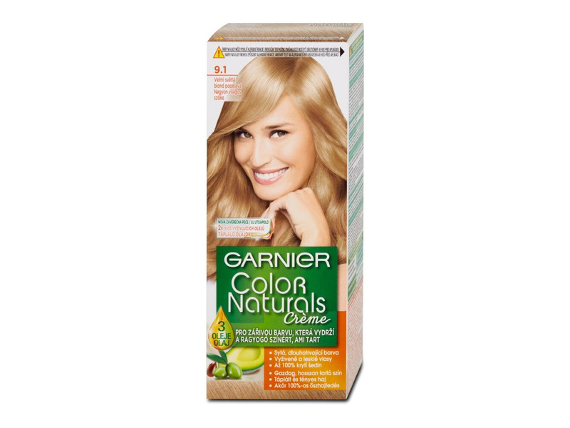 Garnier hair color nature 9.1natural extra light ash blond