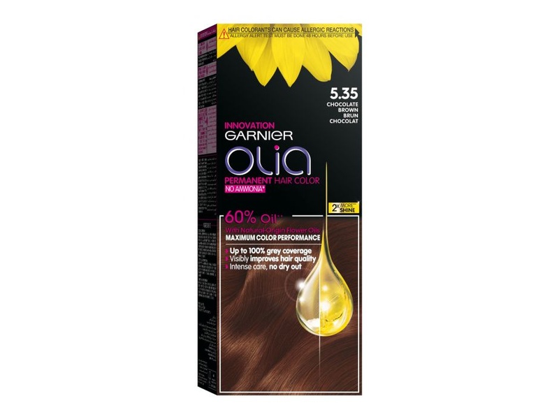 Garnier hair color olia 5.35 chocolate brown